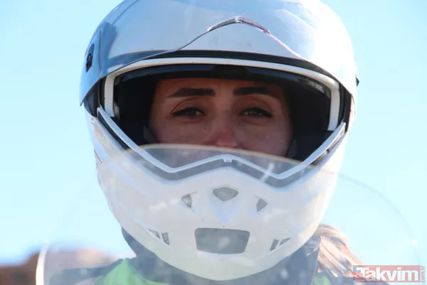 Diyarbakır'da tek: Kadın 'Motosikletli Şahin' polisi Dilek Zengin! Gören donup kalıyor - 17