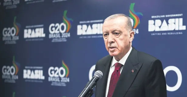 Başkan Recep Tayyip Erdoğan Brezilya dönüşü gazetecilerin sorularını cevapladı