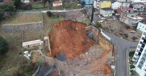 Son dakika: Kartal'da inşaatta toprak kayması: "Sanki deprem oldu zannettik"