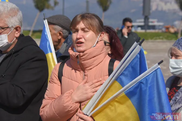 SON DAKİKA: Rusya Ukrayna savaşında son durum! Türkiye'deki Ukraynalılar Rusya'yı protesto etmek için meydanlara akın etti - 50