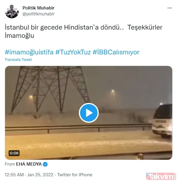 İstanbul'a yağan kar CHP'li İBB'yi sınıfta bıraktı! Vatandaş #imamoğluistifa paylaşımlarıyla isyan ediyor - 20