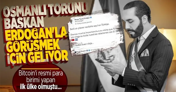 Başkan Erdoğan’la görüşmek için Türkiye’ye geliyor! Bitcoin’i resmi para birimi yapan El Salvador Başkanı Nayib Bukele duyurdu Başkan Erdoğan cevap verdi