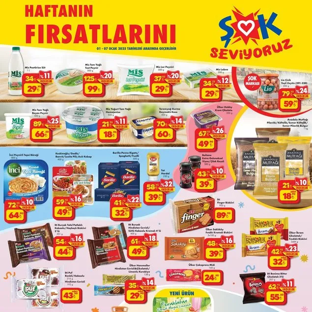 ŞOK’ta bu hafta hangi ürünler indirimde? 4-7 Ocak 2025 aktüel kataloğu