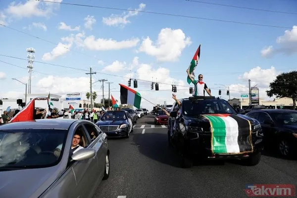 Dünya 'Katil İsrail' diyor! Orta Doğu'dan Asya'ya Avrupa'dan ABD'ye milyonlarca kişiden Filistin'e destek - 40