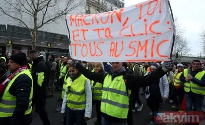 Fransa’da sular durulmuyor! Paris’teki gösteride 167 gözaltı