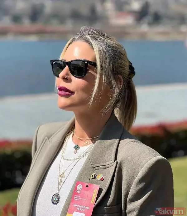 30 kilo veren Şükran Ovalı pembe mayosuyla plajda sere serpe! 38'lik Şükran eşi Caner Erkin ve kızı Mihran Ela ile paylaştı - 12