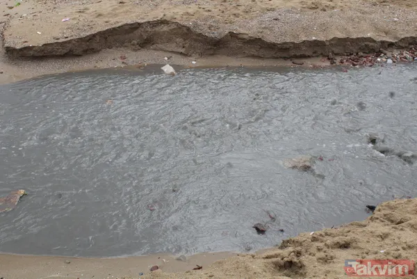 Kocaeli Dilovası'nda kömür tozları dereye aktı! İzmit Körfezi simsiyah oldu - 2