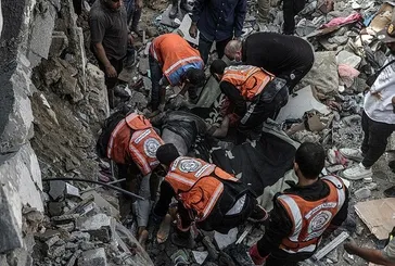 İşgalci İsrail sivilleri öldürüyor!