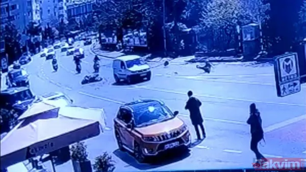Etiler'de tek teker üzerinde motosiklet şovu kötü bitti - 3