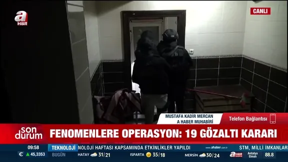 19 fenomene gözaltı