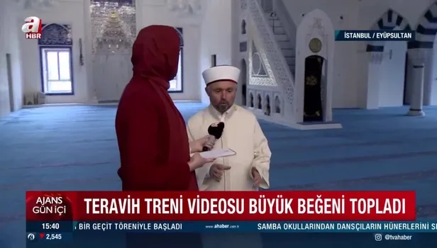 Dünyanın konuştuğu İmam Mahmut Eroğlu teravih treninin hikayesini A Haber’de anlattı