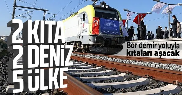 Bor demir yoluyla kıtaları aşacak