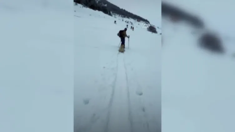 Artvin'de düşen çığda hayatını kaybeden dağcıların son görüntüsü ortaya çıktı!