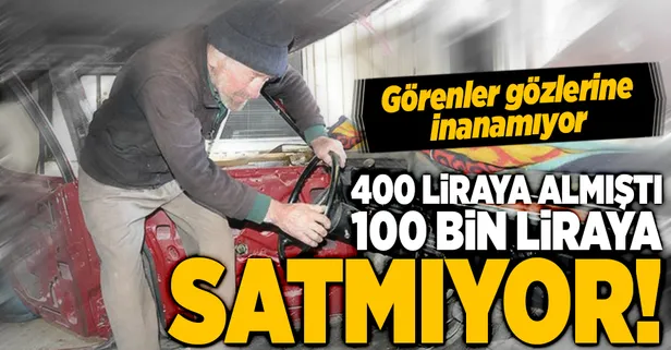 400 liraya almıştı 100 bin liraya satmıyor