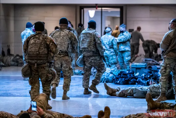 ABD'de tarihi günler! Trump'ın azil süreci görüşülürken Kongre kışlaya döndü - 22