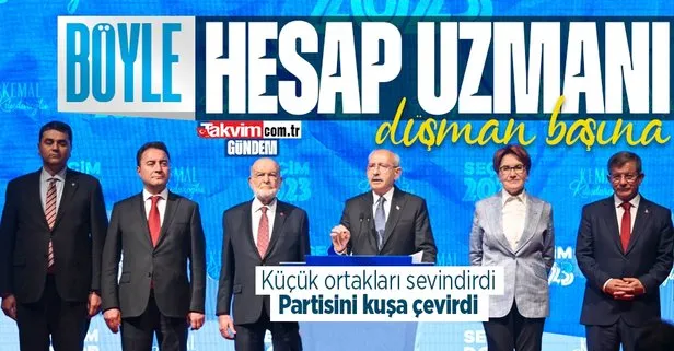 Kemal Kılıçdaroğlu’nun hesabı şaştı! Küçük ortaklara 37 vekil kaptırdı, CHP iyice eridi