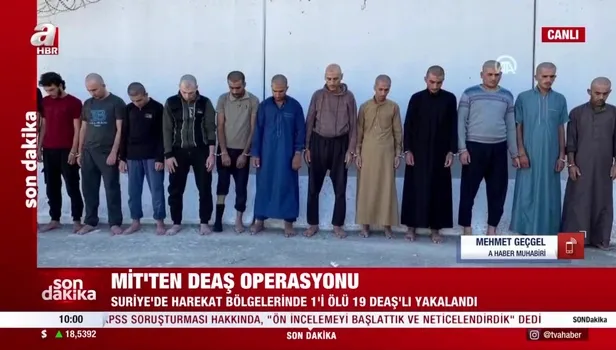 MİT'ten DEAŞ operasyonu: 1'i ölü 19 terörist yakalandı!