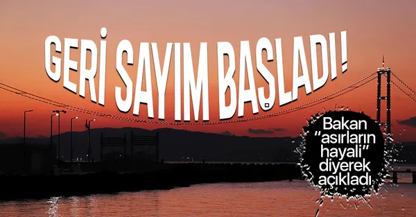 Bakan Karaismailoğlu'ndan flaş 1915 Çanakkale Köprüsü açıklaması-1