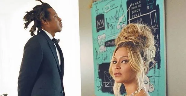 Beyonce ve eşi Jay-z kamera karşısına geçti! Özel elmas kolyesinin değeri dudak uçuklattı