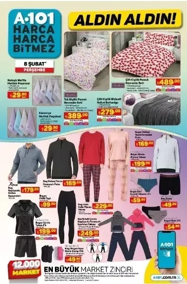 A101'de resmen panayır var! Bu hafta 40 tanesi 354 TL yerine 199 TL'ye satılıyor! 6,7,8,9 Şubat 2024 tarihlerinde...-9