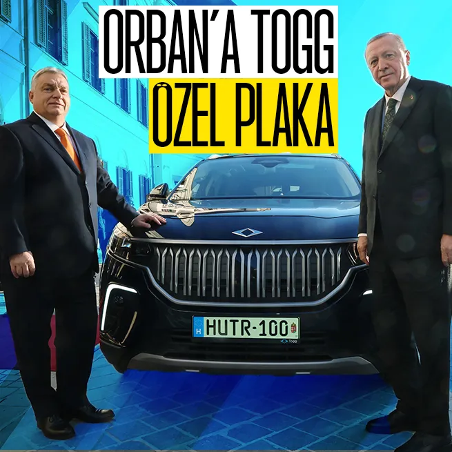 Başkan Erdoğan Macaristan Başbakanı Viktor Orbana TOGG hediye etti