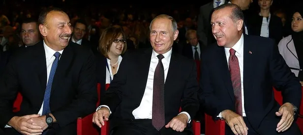 Putin ile Erdoğan dev zirveye birlikte katıldı