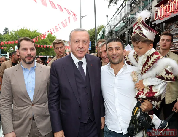 Başkan Erdoğan'a Çengelköy'de vatandaşlardan yoğun ilgi - 14