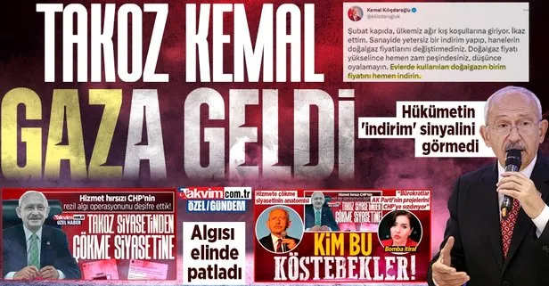 Çökme siyasetini sistematik hale getiren Kılıçdaroğlu ’gaz’a geldi! Hükümetin ’indirim’ sinyalini görmezden gelip algı yaptı