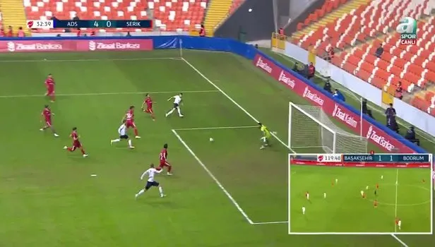 Adana Demirspor 4-0 Serik Belediyespor | Birkir Bjarnason'un 33