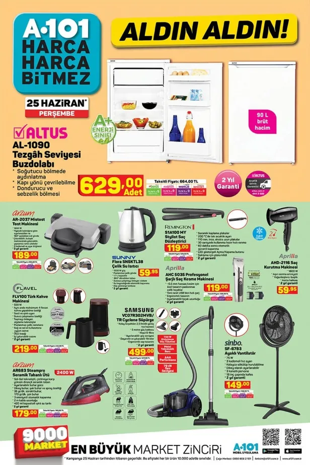 A101'de bu hafta elektronik ürünler Toshiba televizyon ve elektrikli bisiklet... 25 Haziran Perşembe A101 aktüel ürünler kataloğu!-17