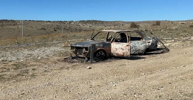Tamamen yanan araçta korkunç manzara: Cesetleri tanınmaz hale geldi