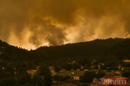 SON DAKİKA: Yunanistan alev alev yanıyor! 10 gündür devam eden orman yangınları kontrol altına alınamıyor