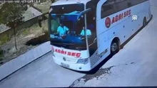 Ölüme yolculuk böyle başladı! Ankarada kaza yapan otobüsün Ağrıdan çıktığı anlar kamerada