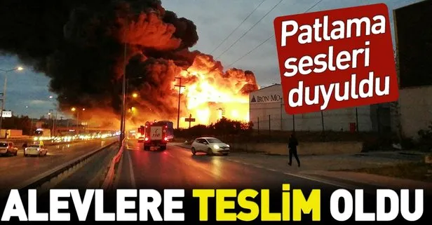 Kocaeli’nin Gebze ilçesinde korkutan fabrika yangını!
