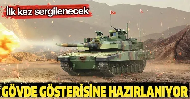 Altay tankı gövde gösterisine hazırlanıyor