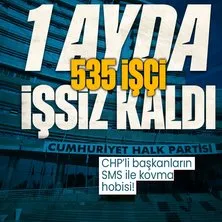 1 ayda 535 işçi işsiz kaldı! CHP’li belediyelerden SMS ile kovma! Beykoz, Bayrampaşa, Esenyurt, Üsküdar...