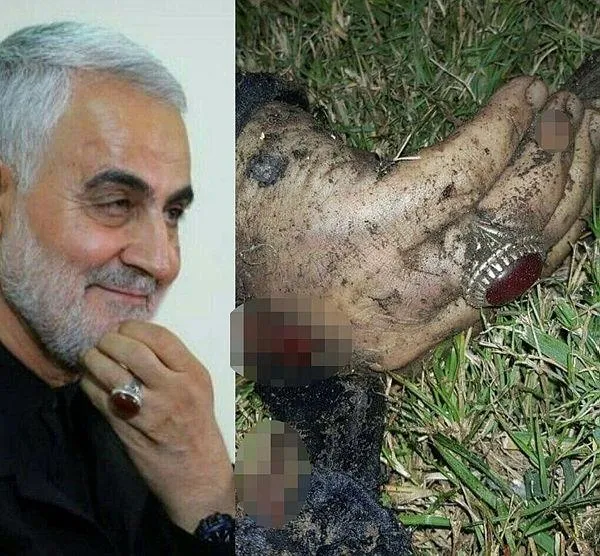 Son dakika: Kasım Süleymani'nin vurulma görüntüleri ortaya çıktı-2