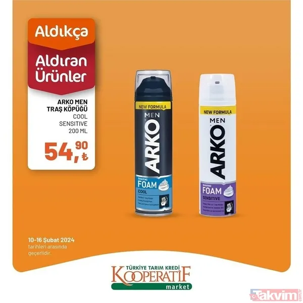 Tarım Kredi market 10-16 Şubat fiyat listesi! 41 üründe dev indirim! Peynir, 94.90 TL, Çay 54.90 TL, 6'lı kağıt havlu 54.90 TL... - 44