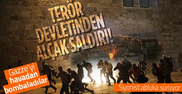 Son dakika: Terör devleti İsrail, masum Filistinlileri vurmaya devam ediyor! Gazze Şeridi'ne çok sayıda bomba attılar