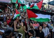 Filistinli gruplar Gazzede İsrailin İlhak planına karşı yürüdü