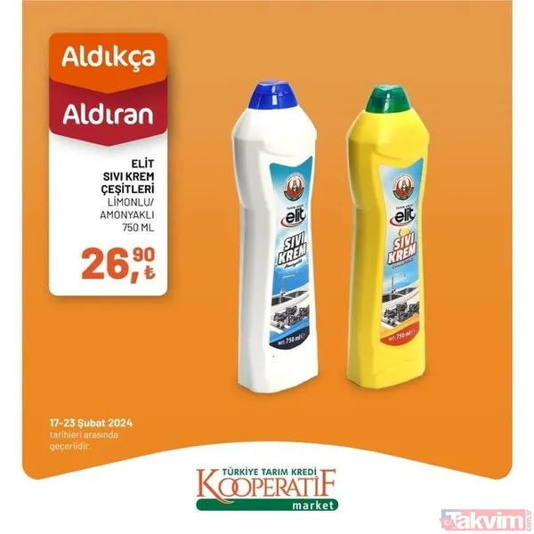 Tarım Kredi KATALOĞU 19-23 Şubat 2024 FİYAT LİSTESİ! Kooperatif market 32 üründe fiyatları indirdi! 2 katlı 6'lı kağıt havlu 54.90 TL... - 37