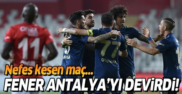 Antalyaspor Fenerbahce Mac Sonucu Takvim