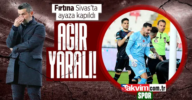Trabzonspor Sivas deplasmanında ağır yaralı!
