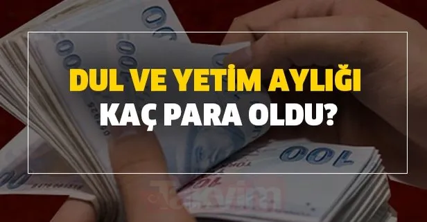 Dul Ve Yetim Ayligi Kac Para Oldu Emekli Temmuz Zammi Sonrasi Dul Ve Yetim Ayliklari Ne Zaman Odenecek Takvim