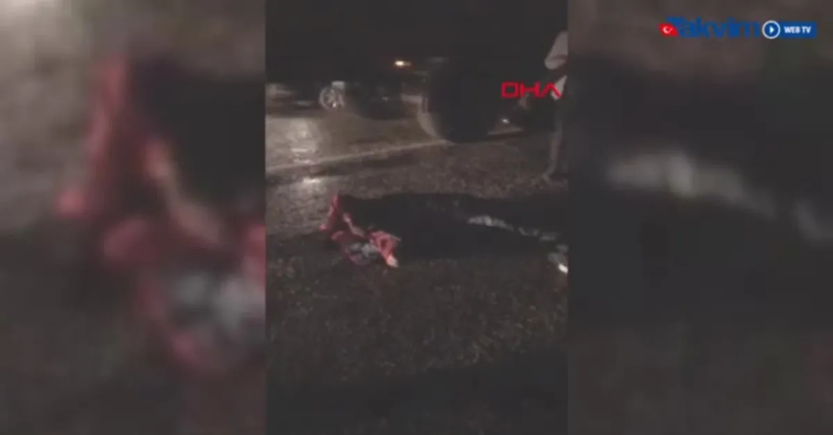 Bursa'da feci kaza! Otomobil yayaya çarptı