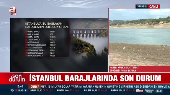 İstanbul barajlarında son durum