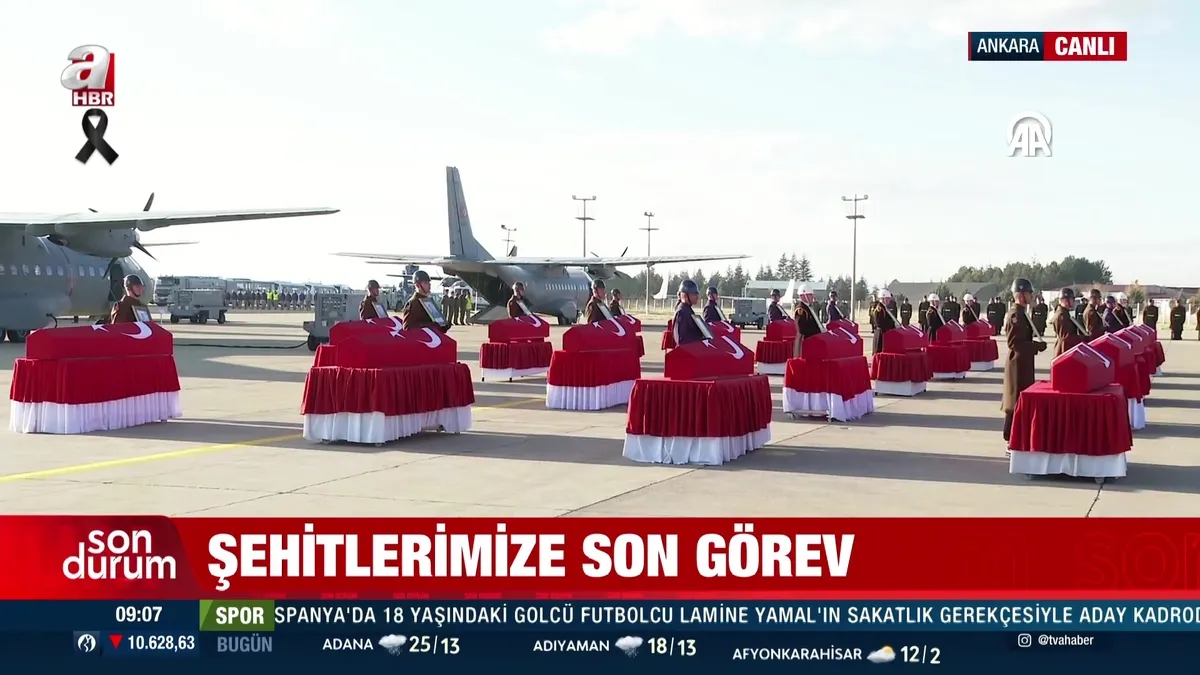 Türkiye şehitlerini uğurluyor