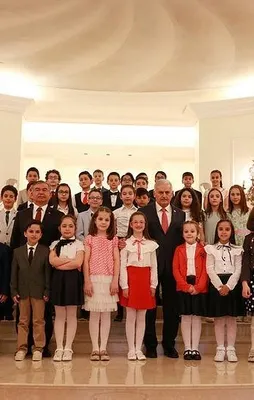 Çocuklar Çankaya Köşkü'nde