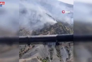 Kula'da yangını!
