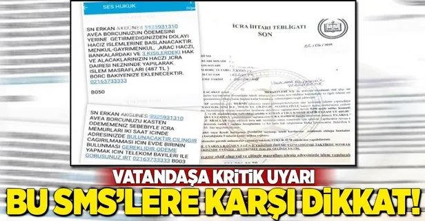 Vatandasa Kritik Uyari Bu Sms Lere Dikkat Takvim